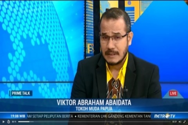 Tokoh pemuda Papua Victor Abraham Abaidata