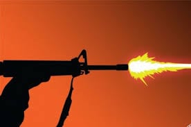 Ilustrasi penembakan