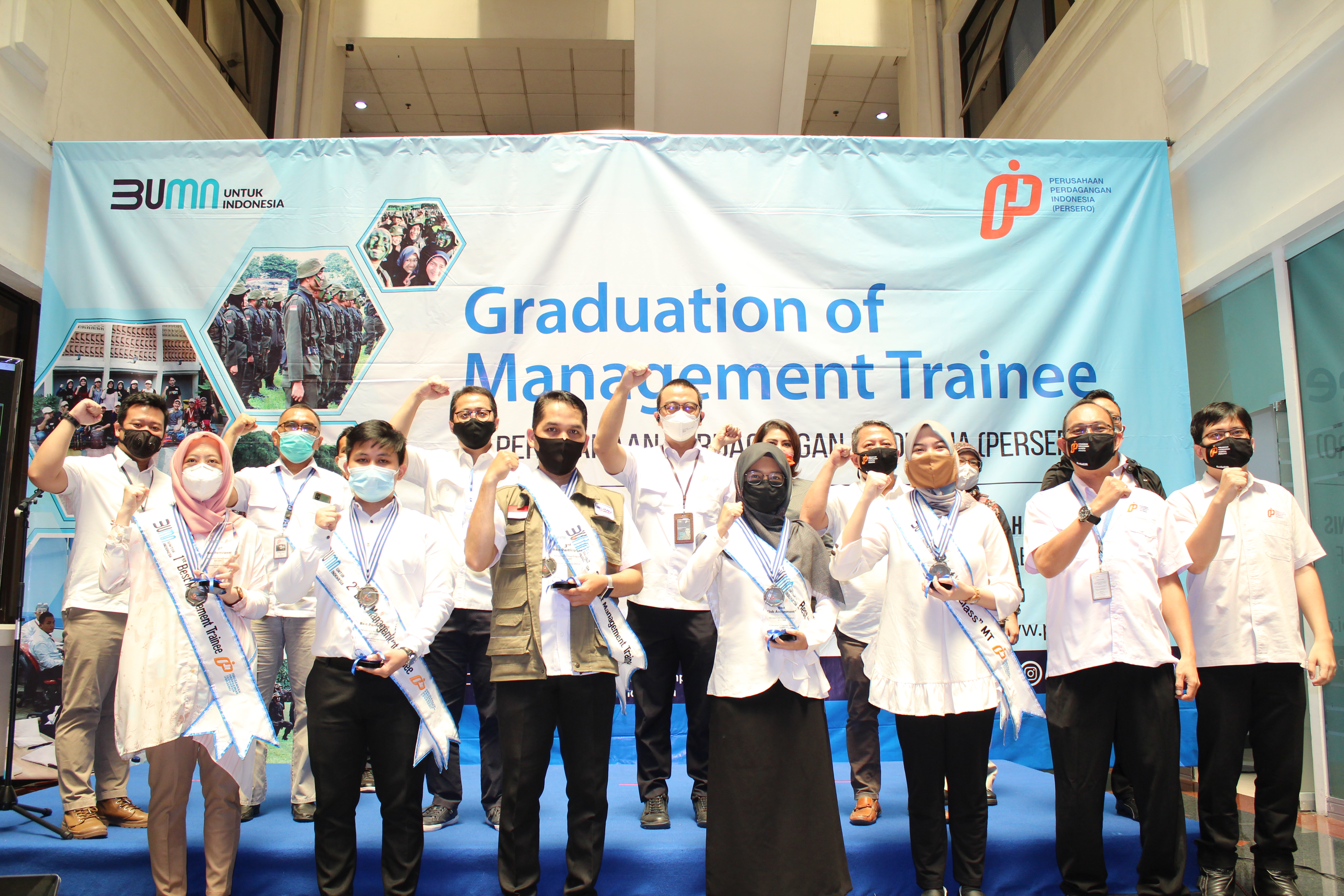 PPI mewisuda Management Trainee rekrutmen bersama dengan Forum Human Capital Indonesia (FHCI) Kementerian BUMN.