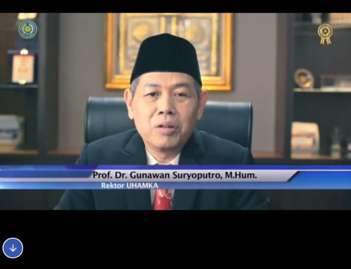 Kuliah perdana Uhamka secara daring