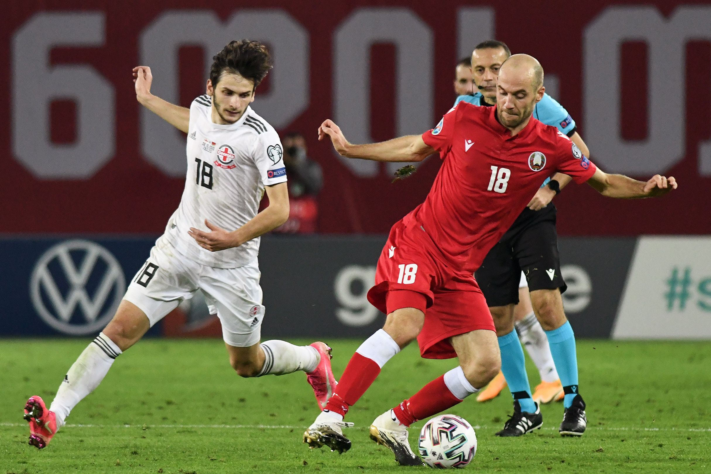 Laga Gerogia vs Belarusia di Kualifikasi Euro 2020