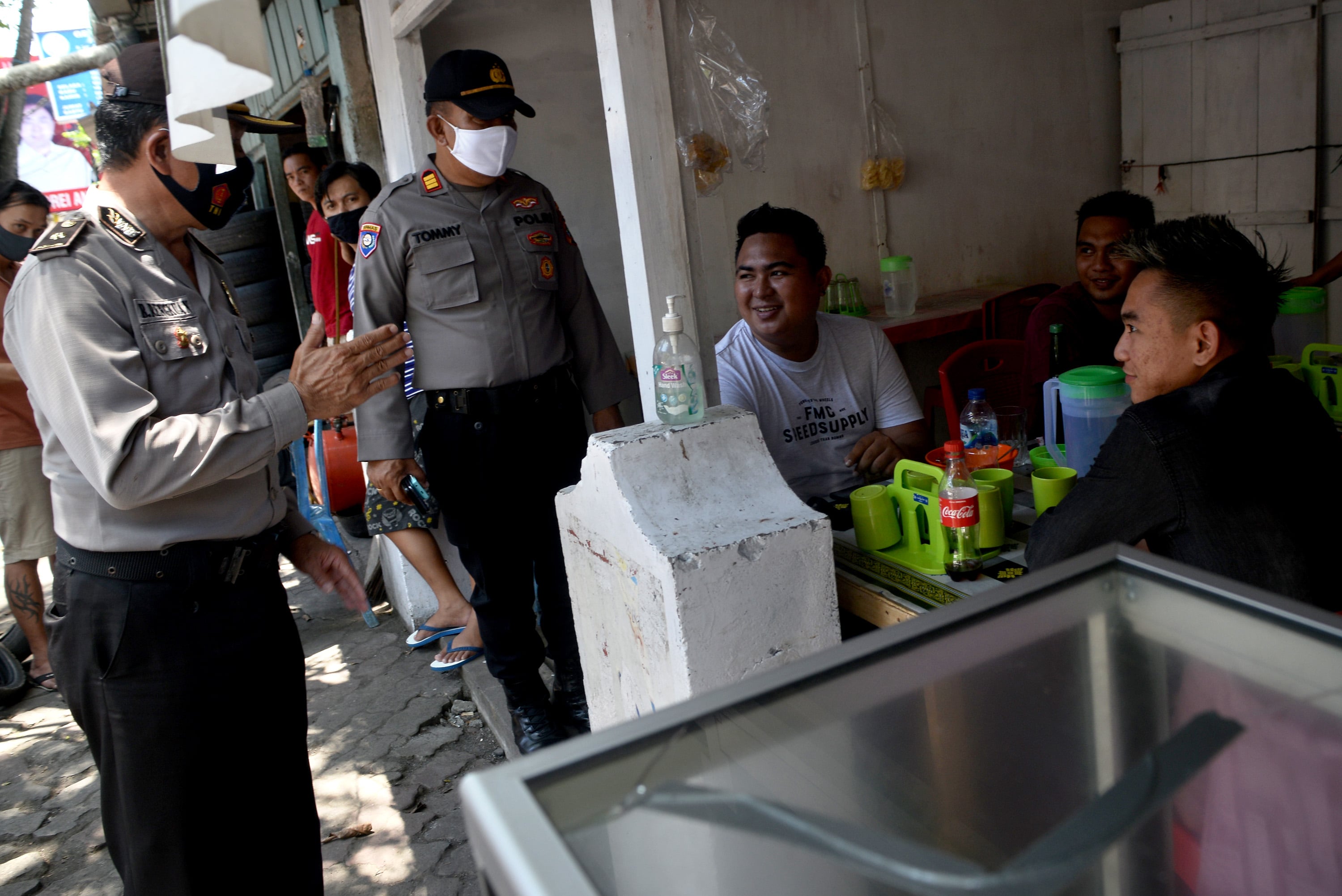 Ilustrasi Polri lakukan patroli protokol kesehatan