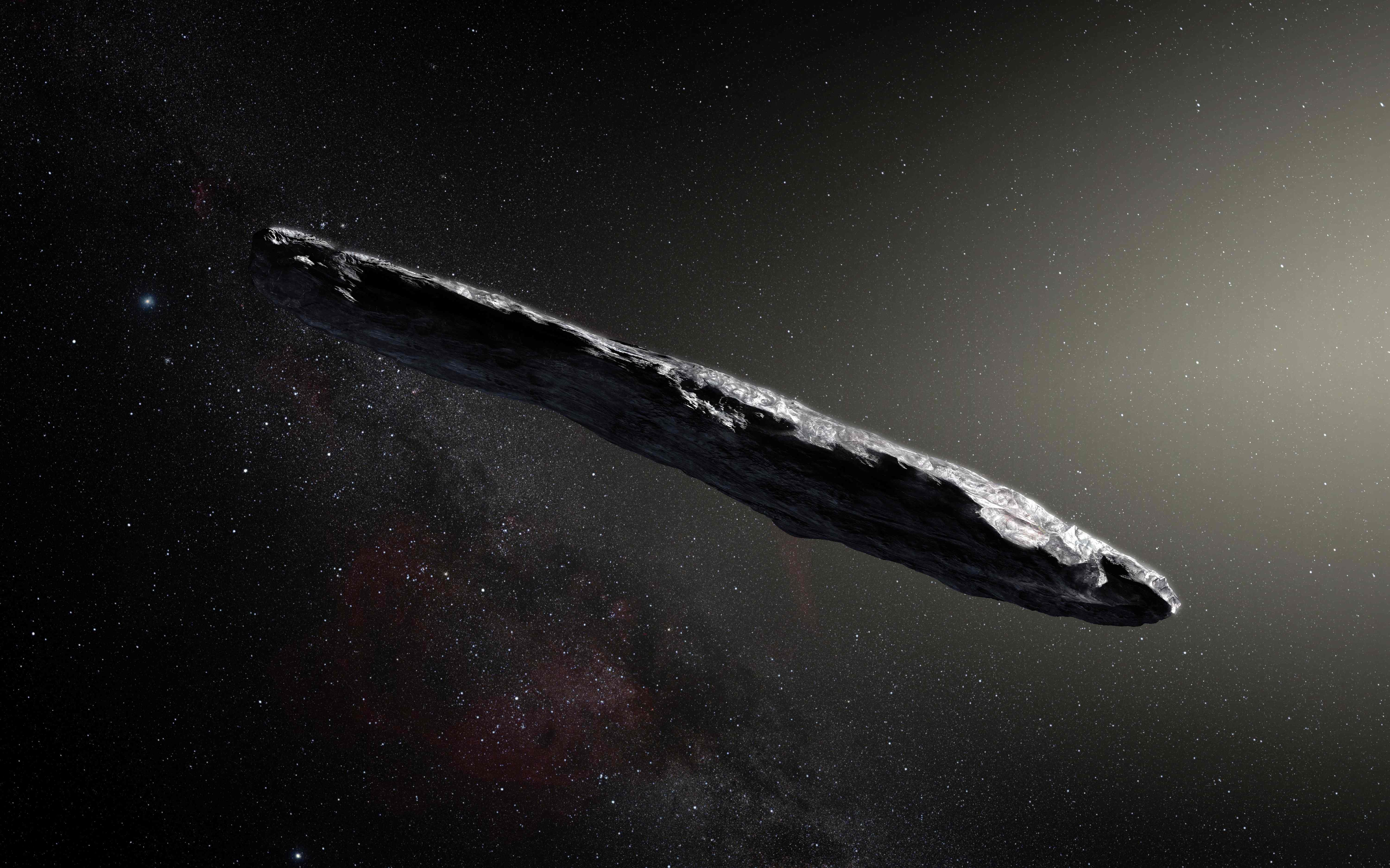 Asteroid Oumuamua, salah satu asteroid di luar angkasa
