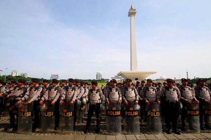 Ilustrasi - Personel Polri