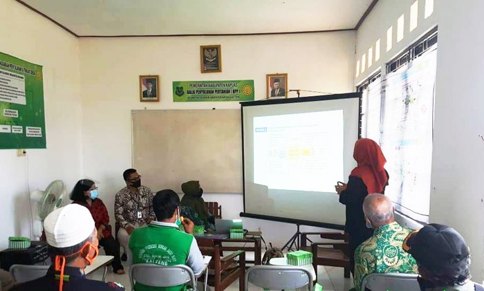 Pengenalan konsep pengembangan Korporasi Petani di lokasi Food Estate Kalteng oleh penyuluh pusat Kementan