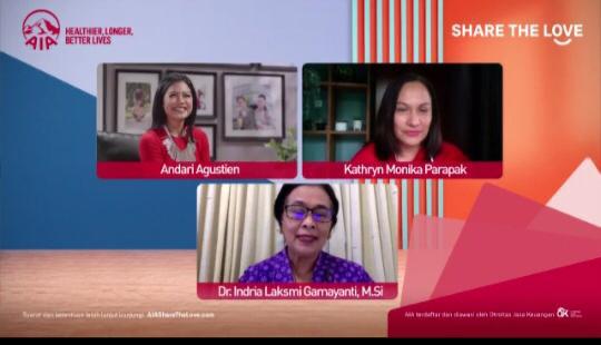 Konferensi pers peluncuran program Share The Love secara virtual.