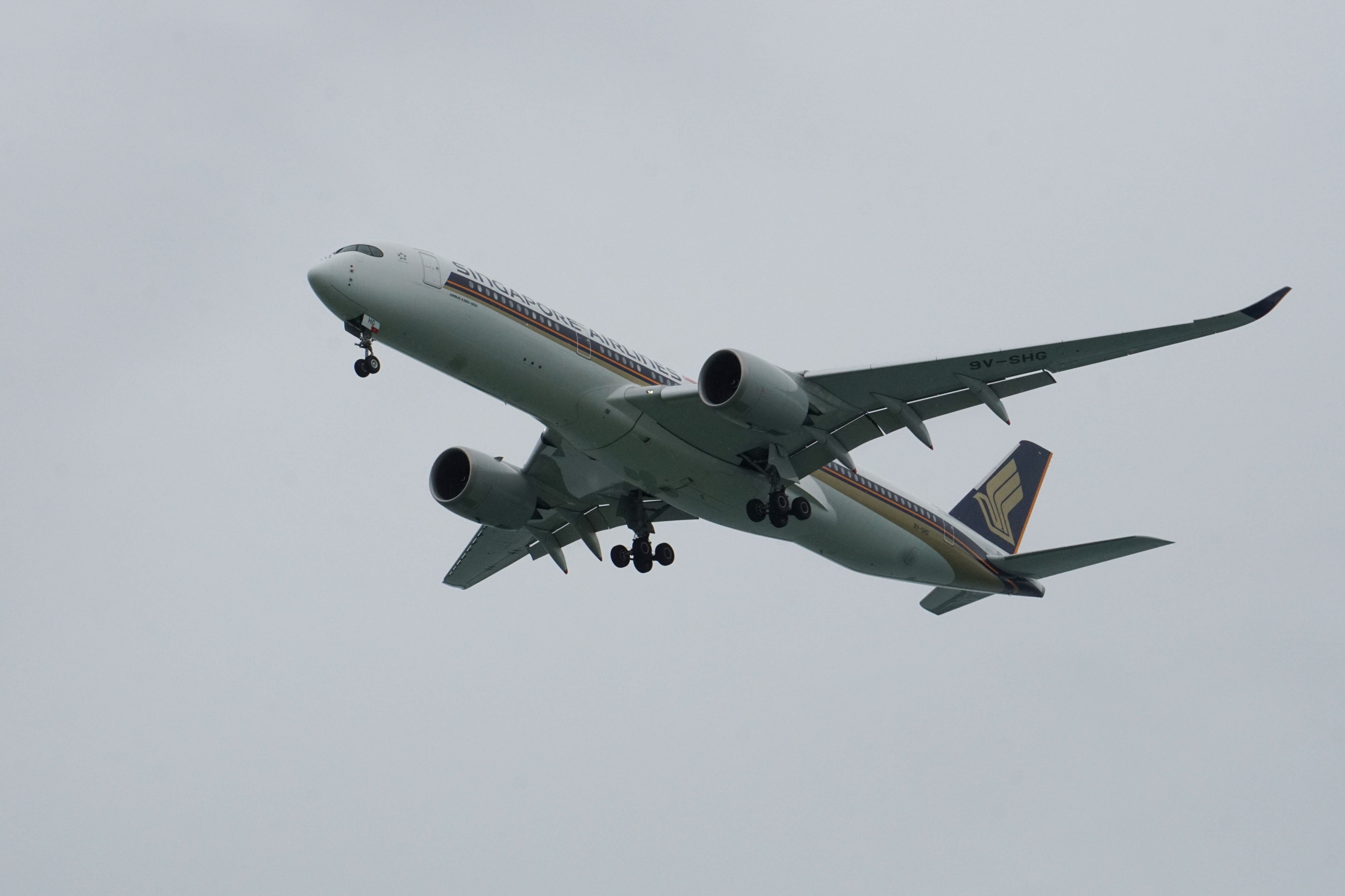 Pesawat milik Singapore Airlines