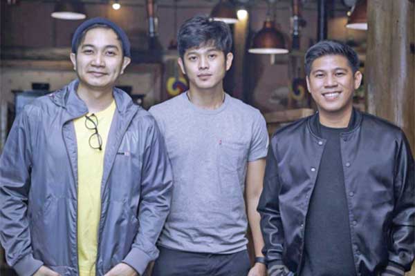 Trio produser Arya Aditya Ramadhya (Lale), 33, Ilman Ibrahim, 31, dan Anindyo Baskoro (Nino)