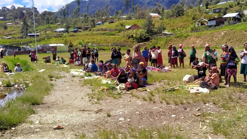 Suasana di Intan Jaya