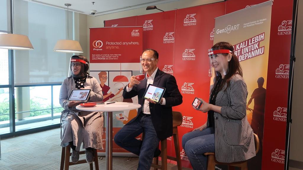 Konferensi pers peluncuran  GenSMARTdan iPropose yang dilakukan secara virtual.