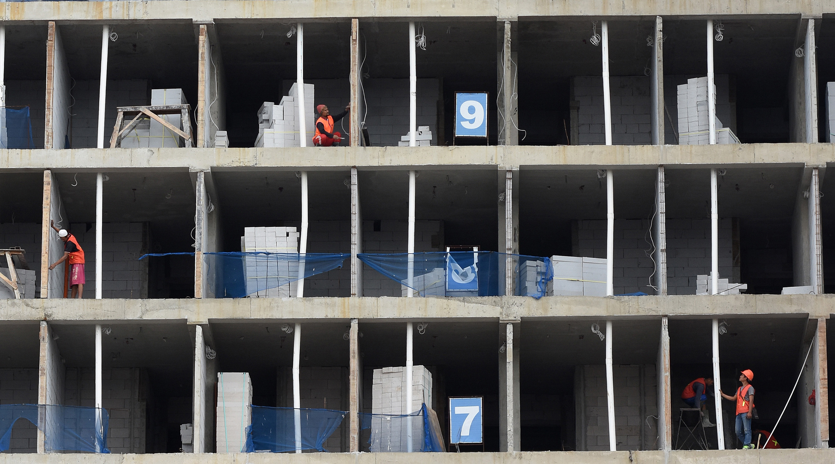 Ilustrasi pembangunan apartemen