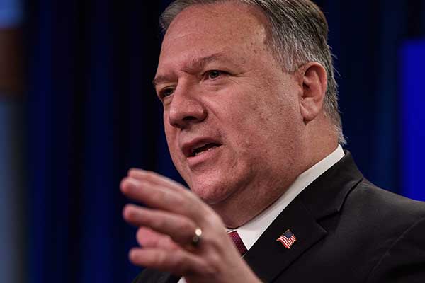 Menteri Luar Negeri AS Mike Pompeo