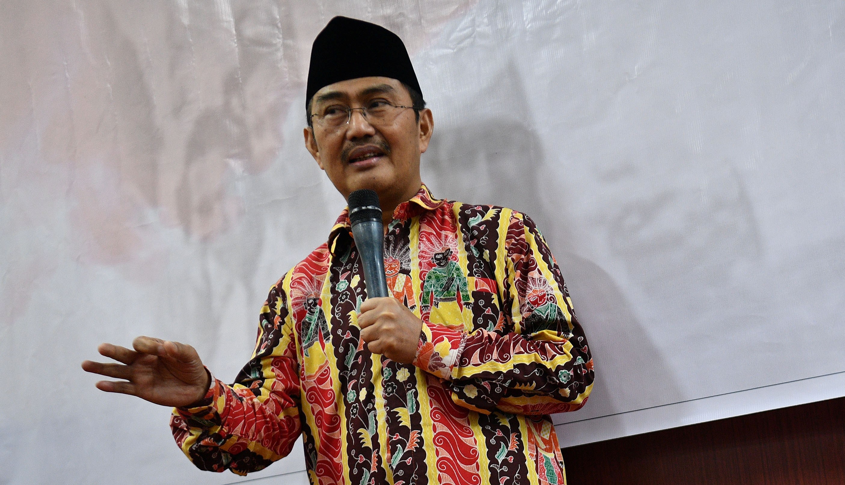 Ketua Umum Ikatan Cendekiawan Muslim Indonesia (ICMI) Jimly Asshiddiqie.