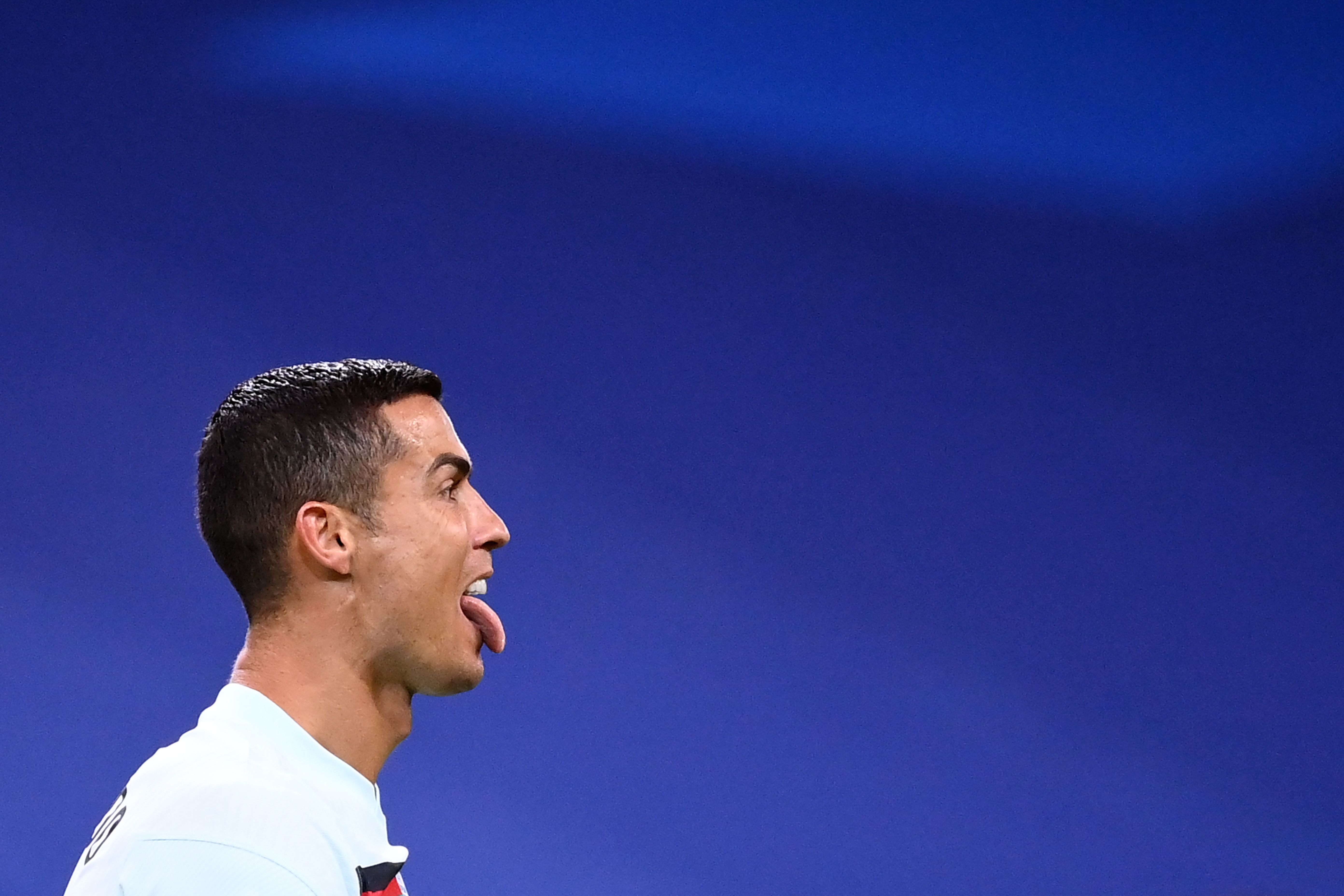 Penyerang Portugal Cristiano Ronaldo