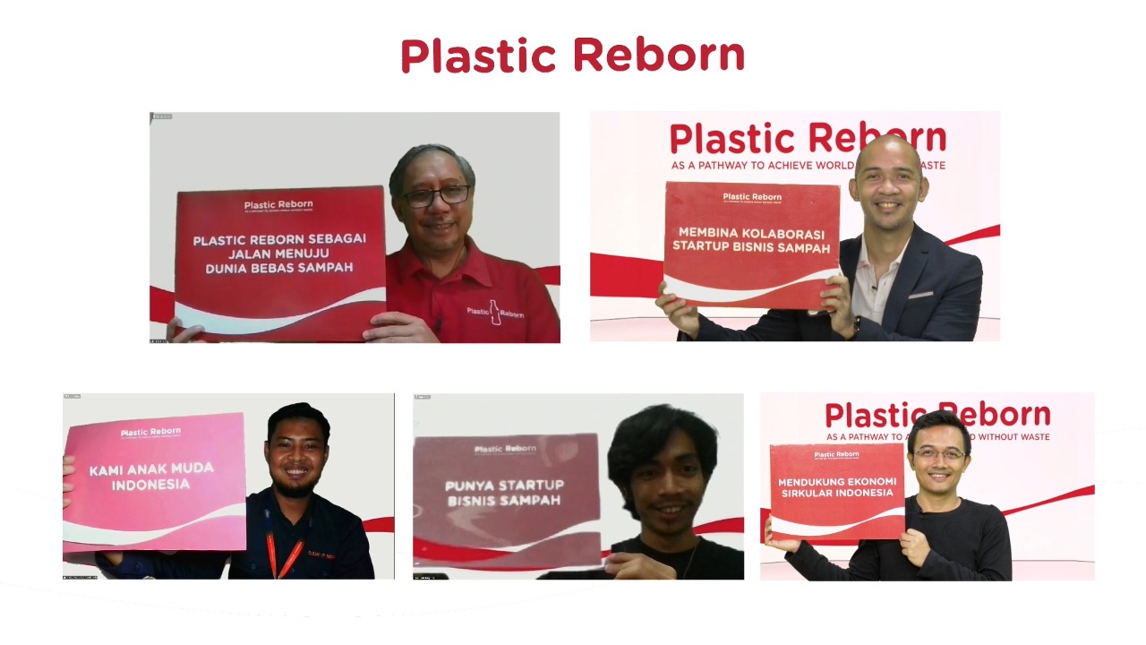 Para startup terpilih dalam program Plastic Reborn 2.0.