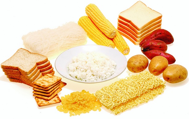 Mitos bahwa karbohidrat dapat menambah berat badan.