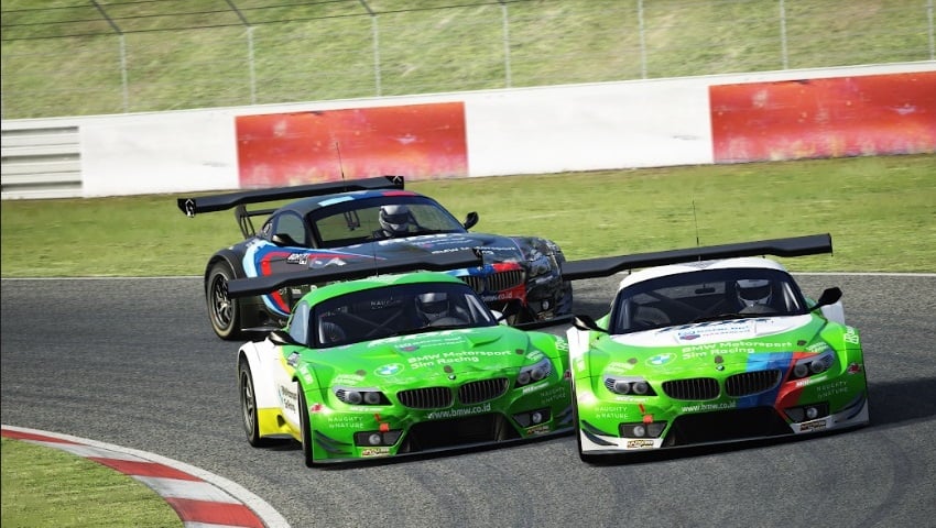 Suasana balapan virtual Balapan Dari Rumah