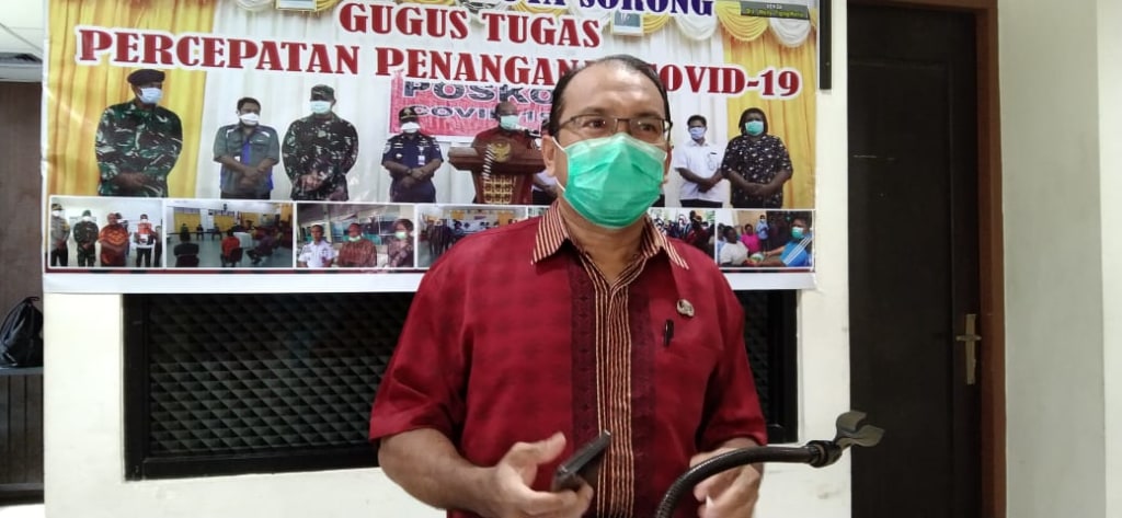 Juru Bicara Gugus Tugas Percepatan Penanganan Covid-19 Kota Sorong Ruddy Laku