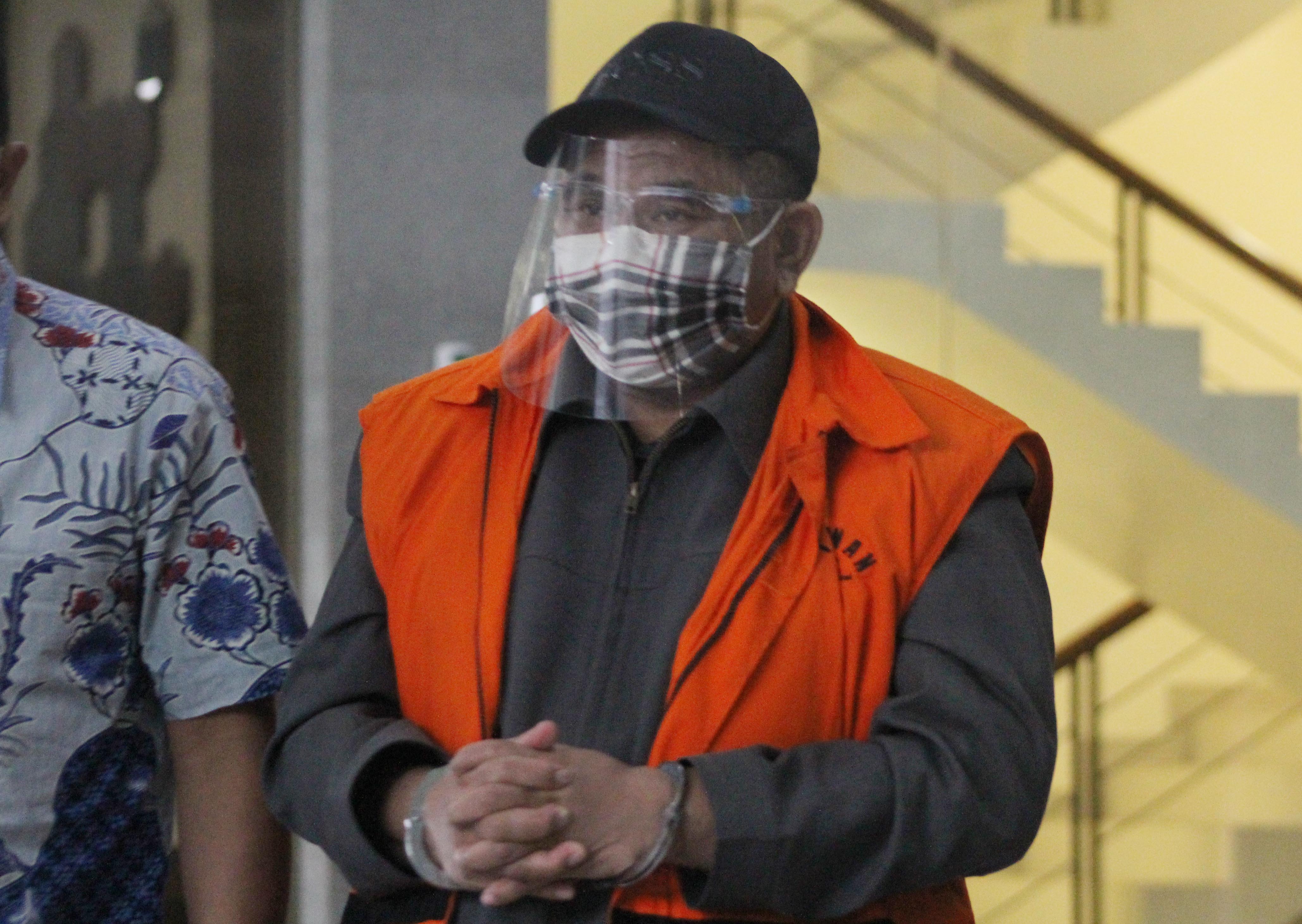 Tersangka kasus pengadaan RTH bandung Dadang Suganda