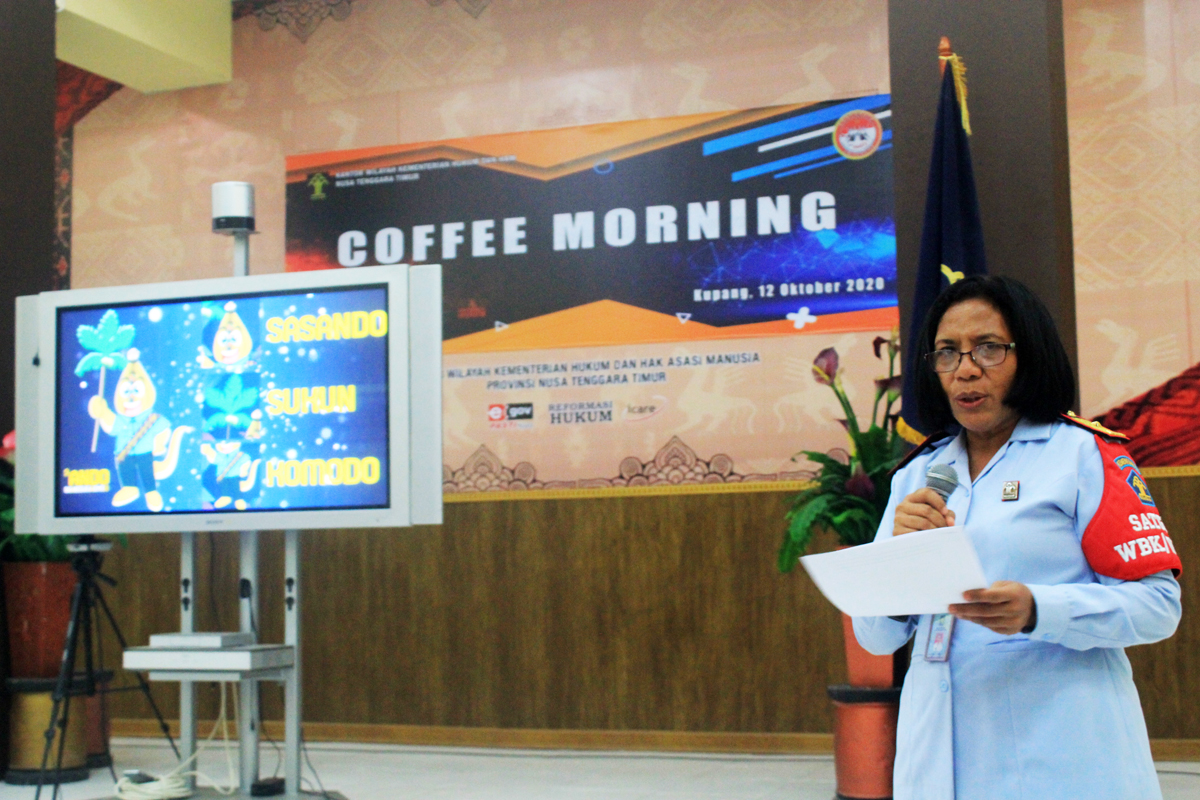 Kepala Kantor Wilayah (Kanwil) Kemenkumham Nusa Tenggara Timur (NTT) Merciana Djone.