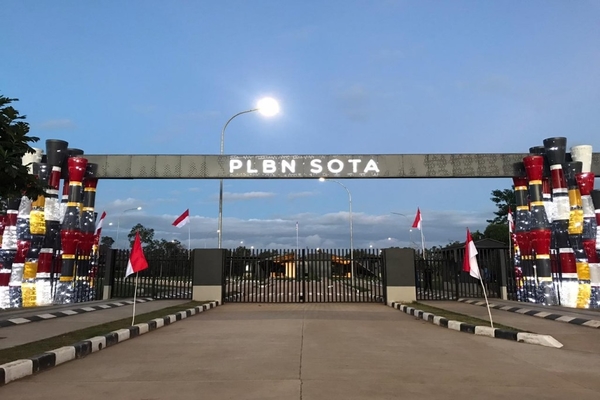 Ilustrasi -- PLBN Sota