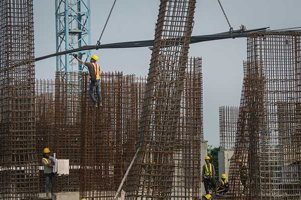 Pekerja di bidang Konstruksi