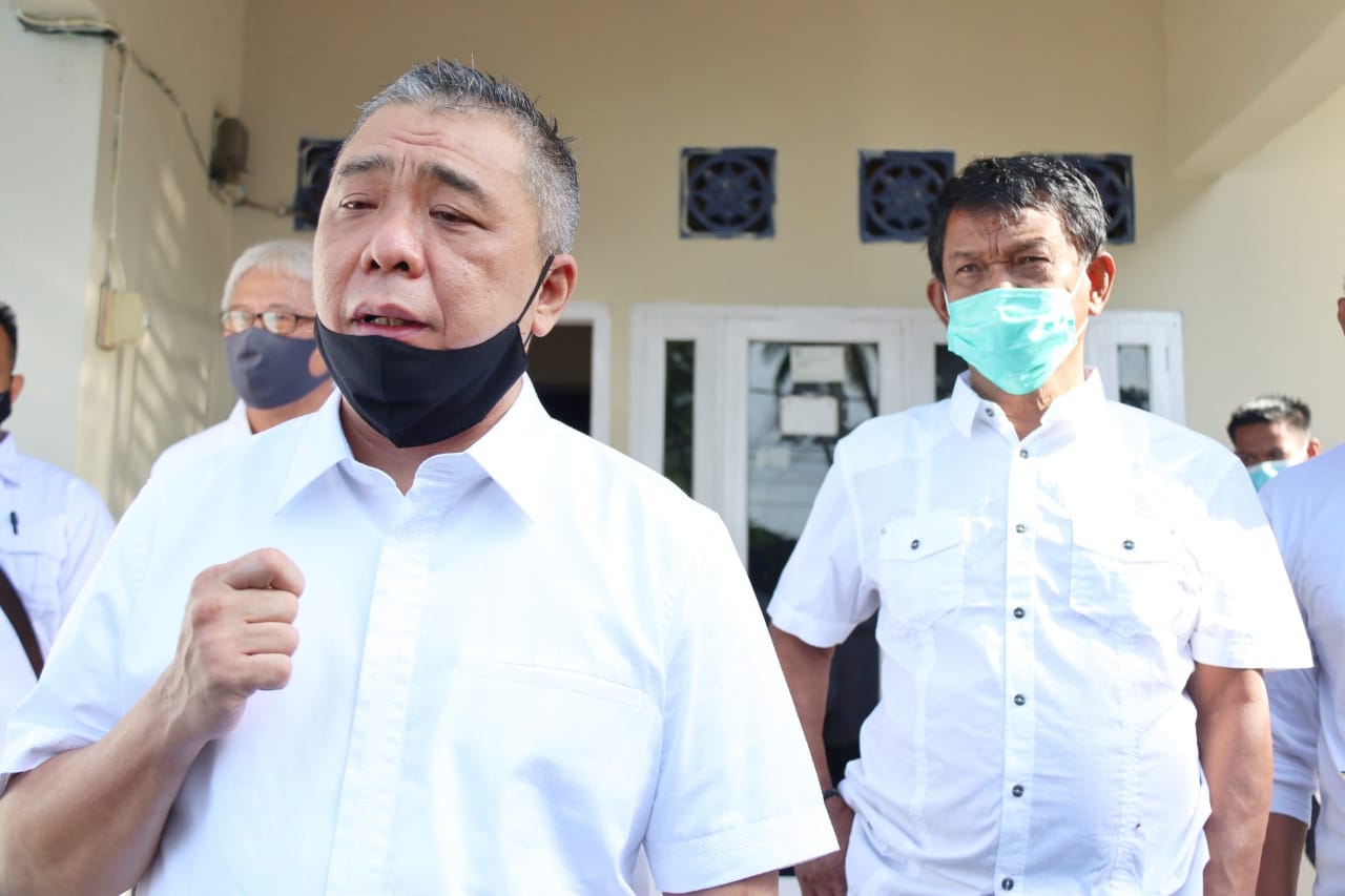 Wakil Ketua Umum Partai NasDem Ahmad Ali bersama Calon Gubernur Sulteng Rusdy Mastura