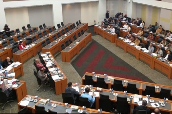  Ilustrasi -- Suasana di dalam Gedung DPR 