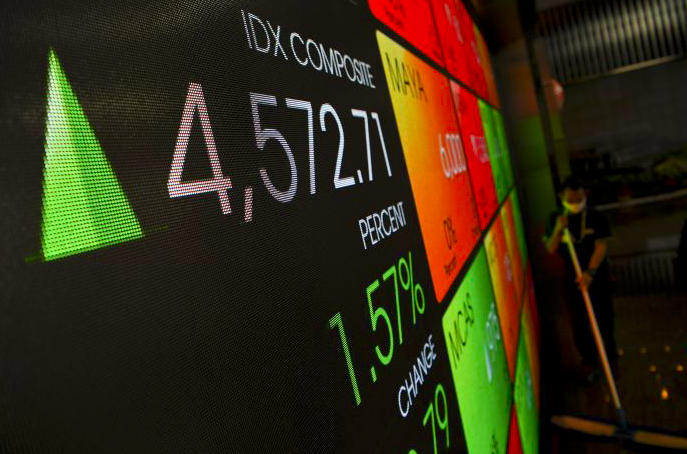 IHSG Bursa Efek Indonesia (BEI) pada Rabu pagi menguat jelang pengumuman kebijakan moneter bank sentral AS The Fed.