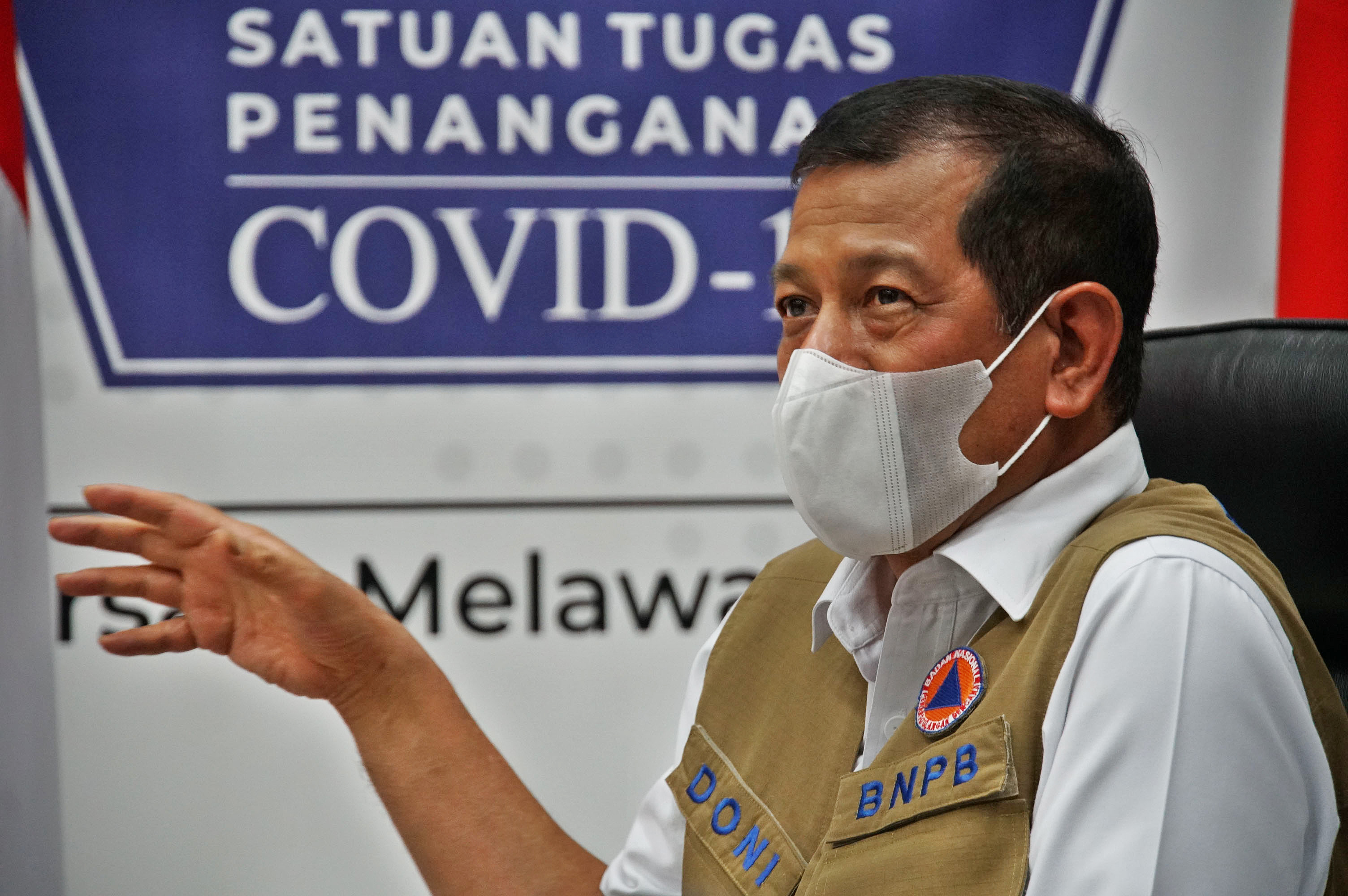Ketua Satuan Tugas (Satgas) Penanganan Covid-19, Doni Monardo 