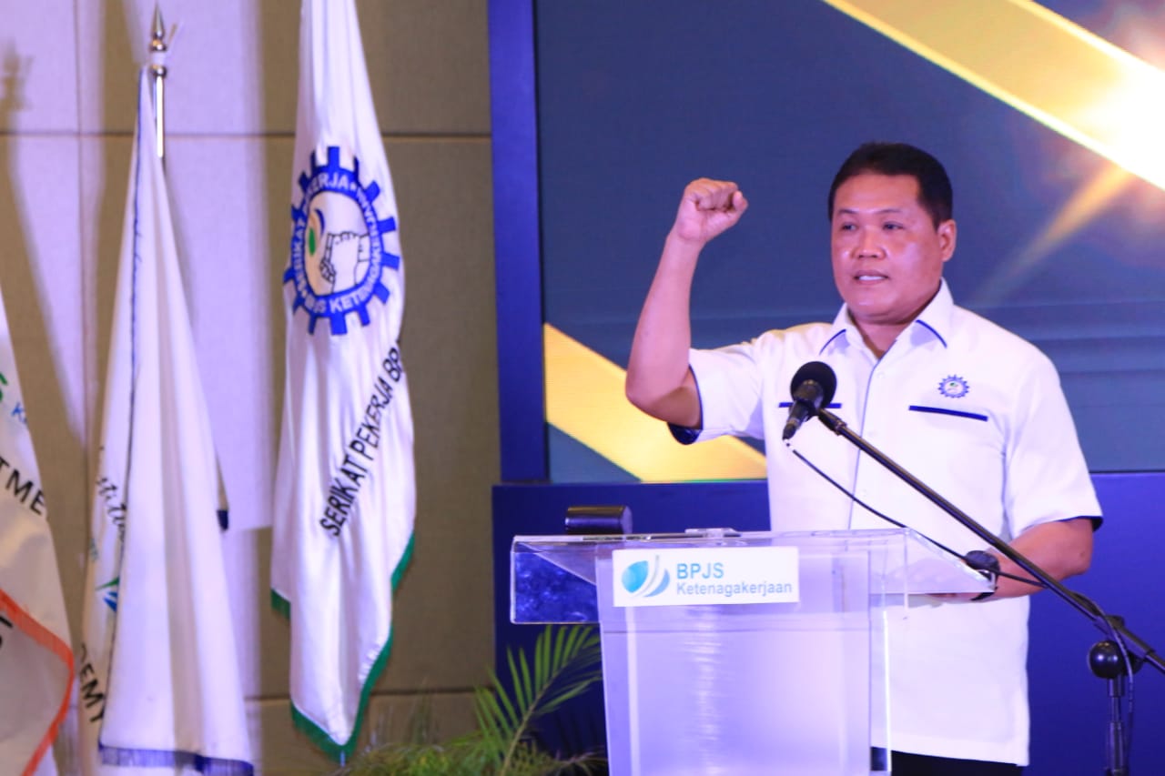 Ketua Umum DPP SP BPJS Ketenagakerjaan, Tri Candra Kartika.
