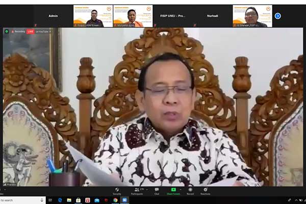 Pratikno, Guru Besar Ilmu Politik Universitas Gadjah Mada Yogyakarta.