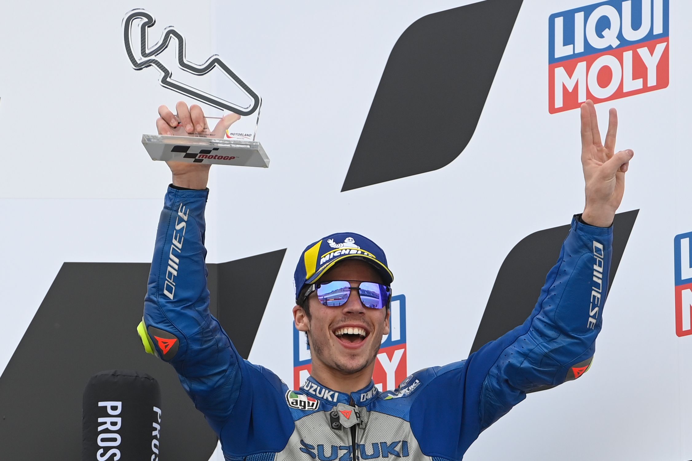 Pembalap Suzuki Ecstar Joan Mir.