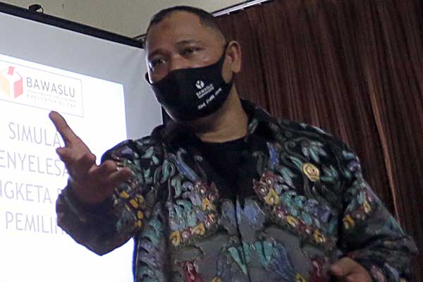 Totok Hariyono, Ketua Divisi Hukum Bawaslu Jatim.