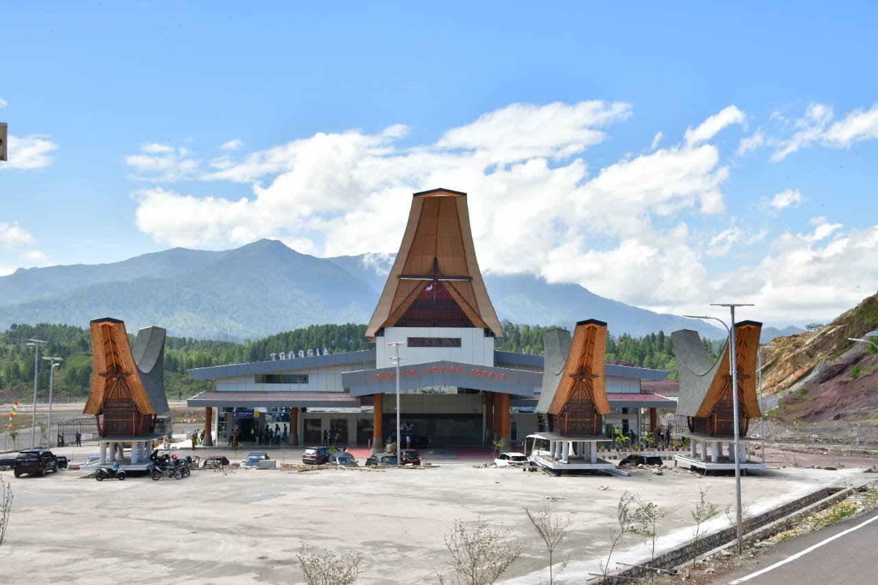Bandara Buntu Kunik di Kabupaten Tana Toraja, Sulawesi Selatan.