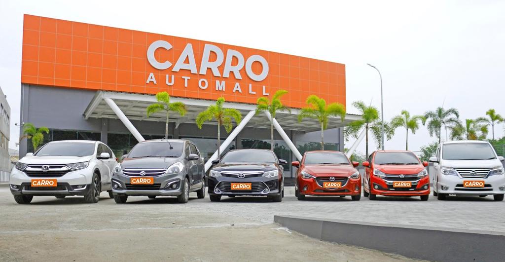 Ilustrasi mobil-mobil bekas yang dijual Carro.