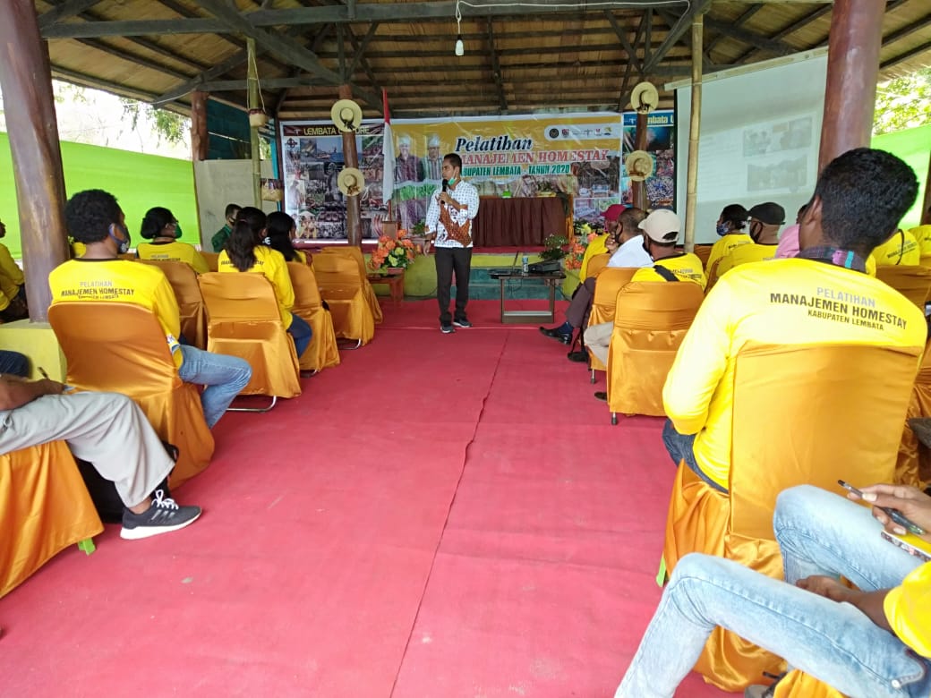 Pelatihan Manajemen Destinasi dan manajemen homestay kepada 26 Desa Wisata untuk gairahkan pariwisata di Lembata.
