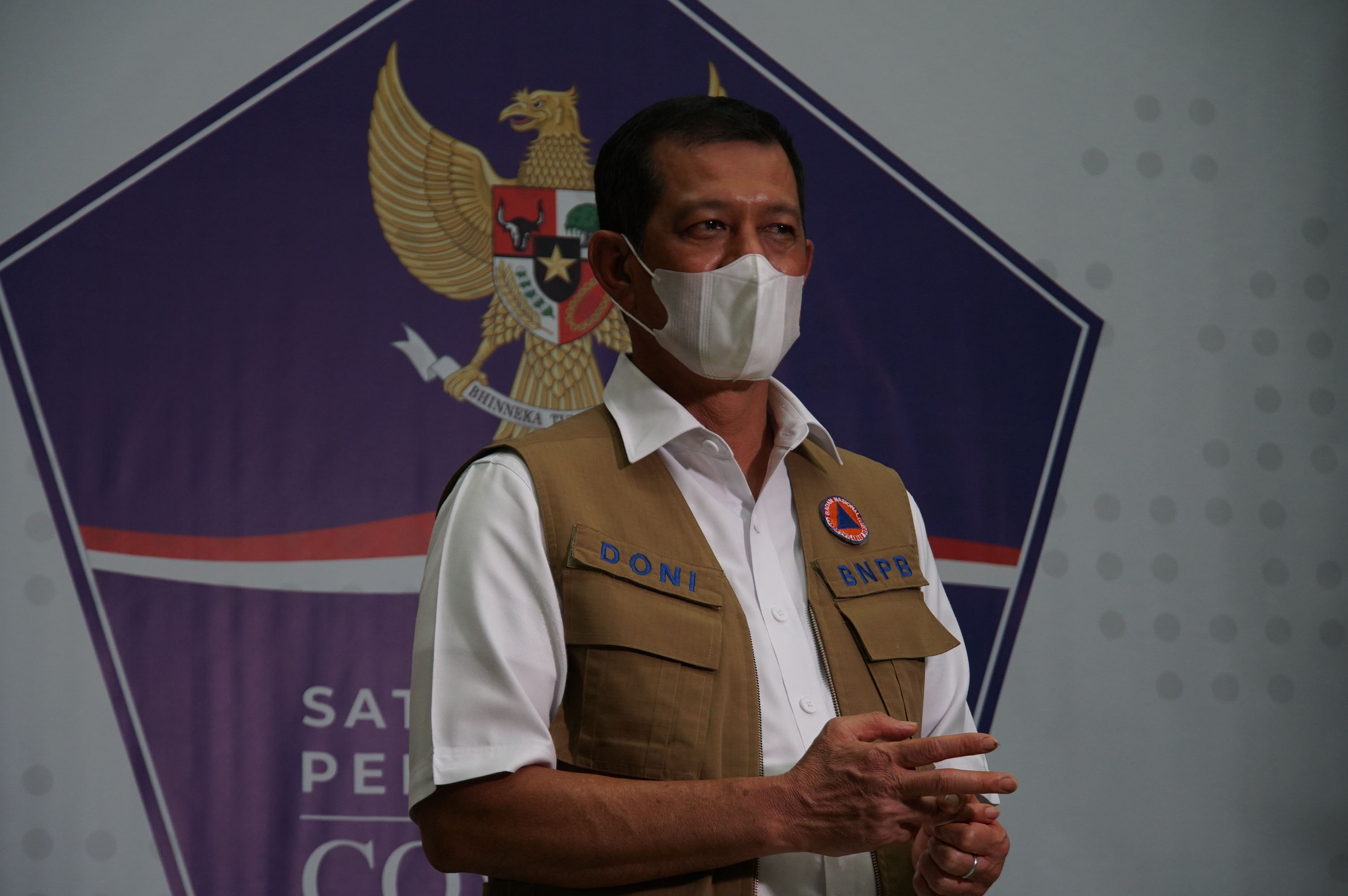 DONI MONARDO: Kepala Badan Nasional Penanggulangan Bencana (BNPB) sekaligus Ketua Satgas Penanganan covid-19 