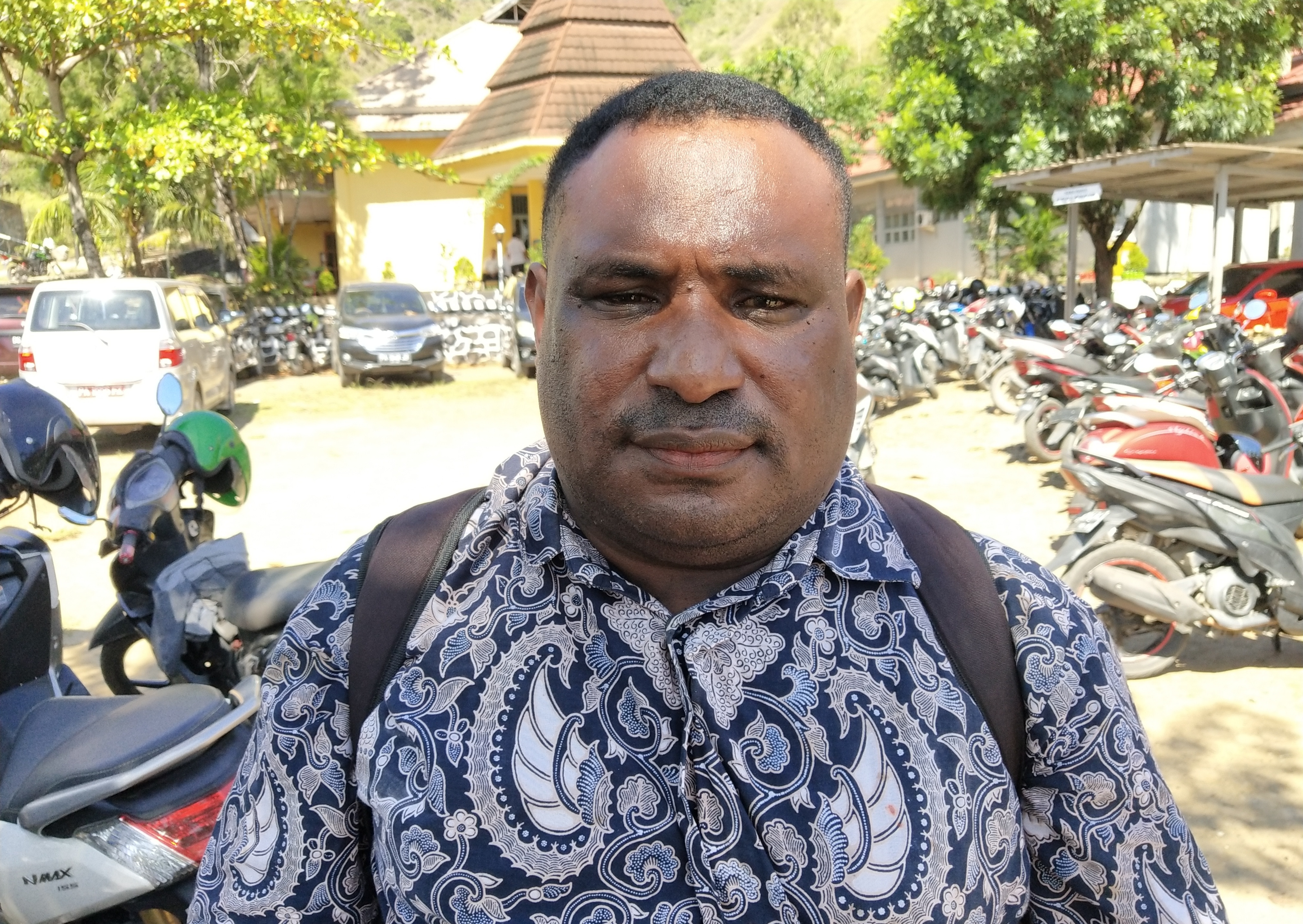 Ketua PGRI Kabupaten Jayapura, Jimmy Fitowin.