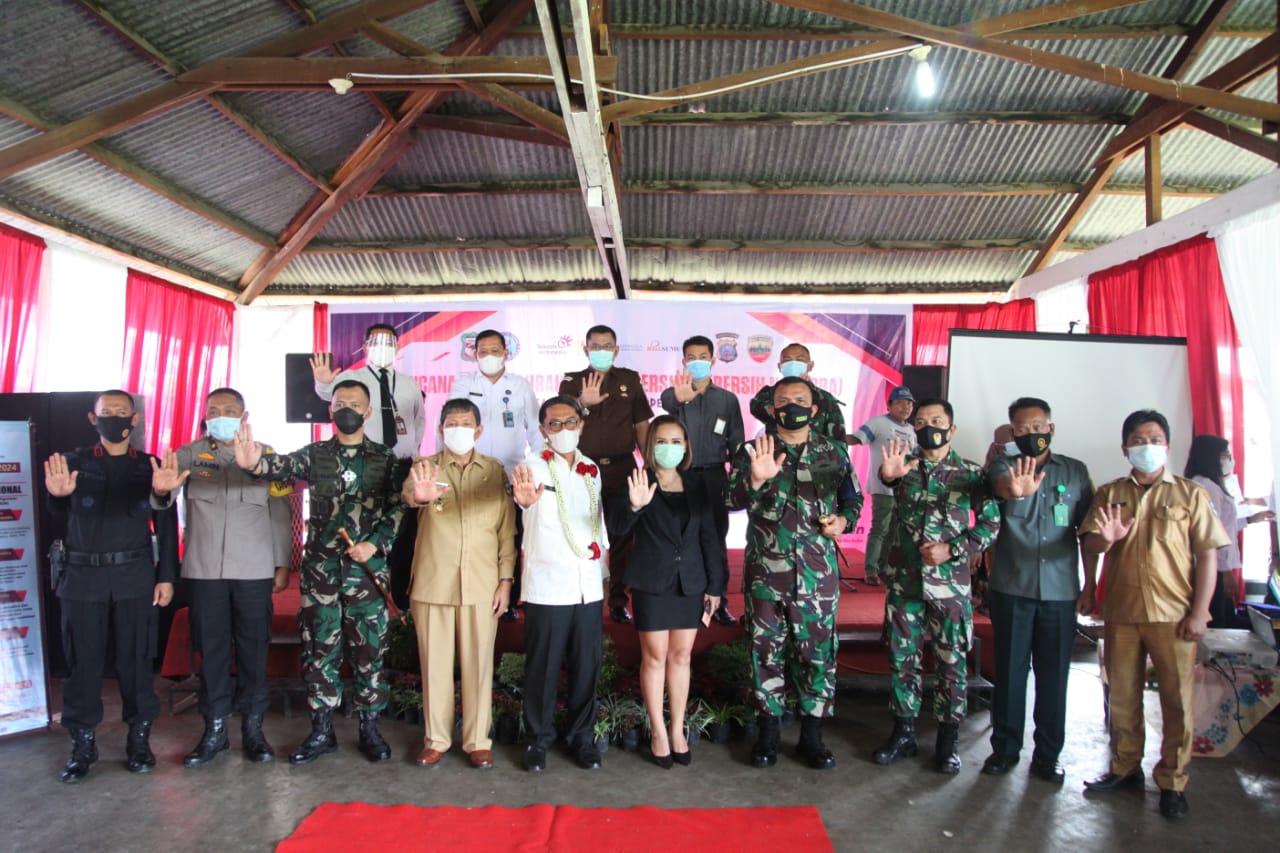 Pencanangan Kelurahan Karo sebagai Kelurahan Bersinar oleh Pemkot Pematangsiantar.