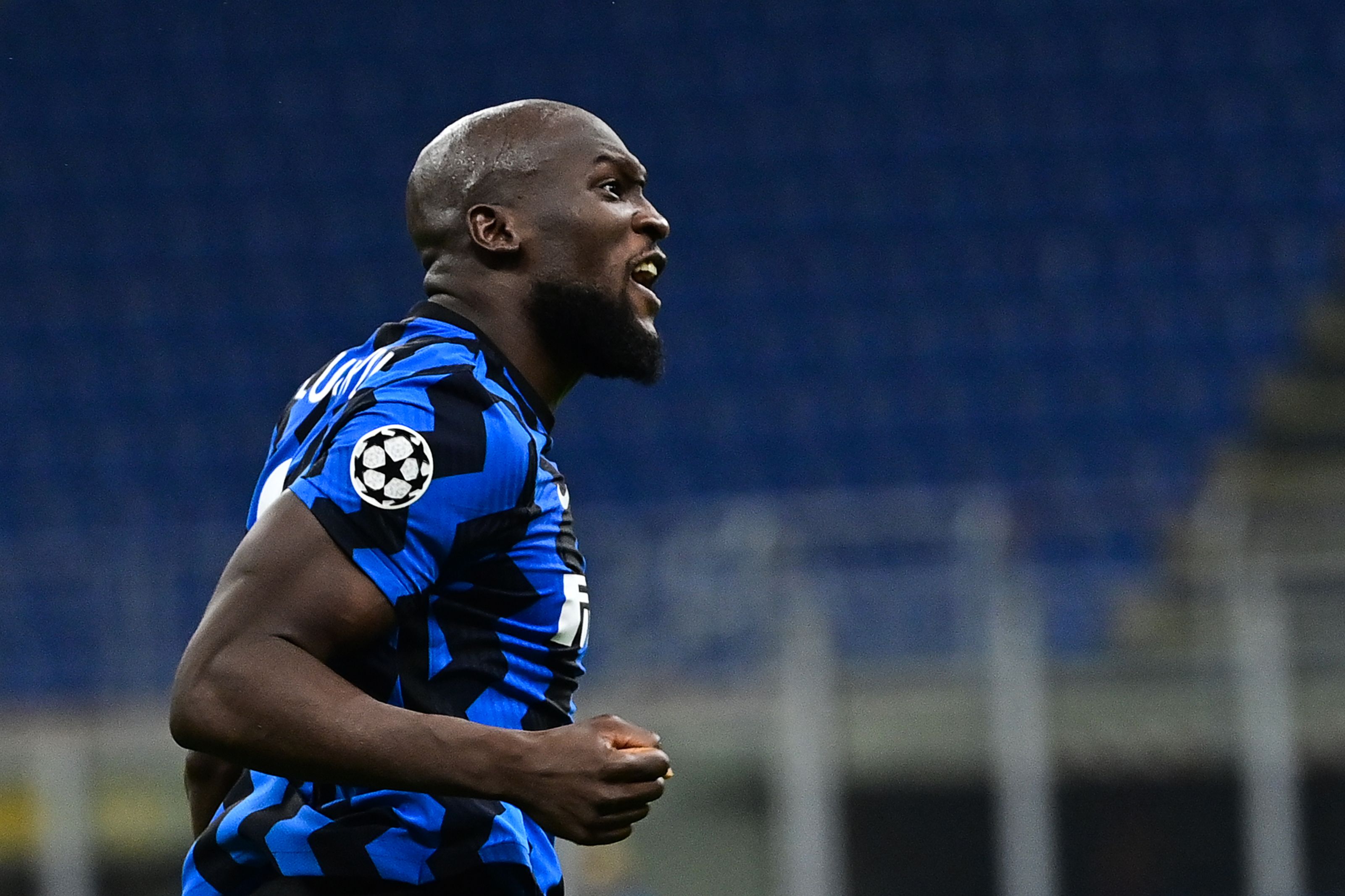 Penyerang Inter Milan Romelu Lukaku