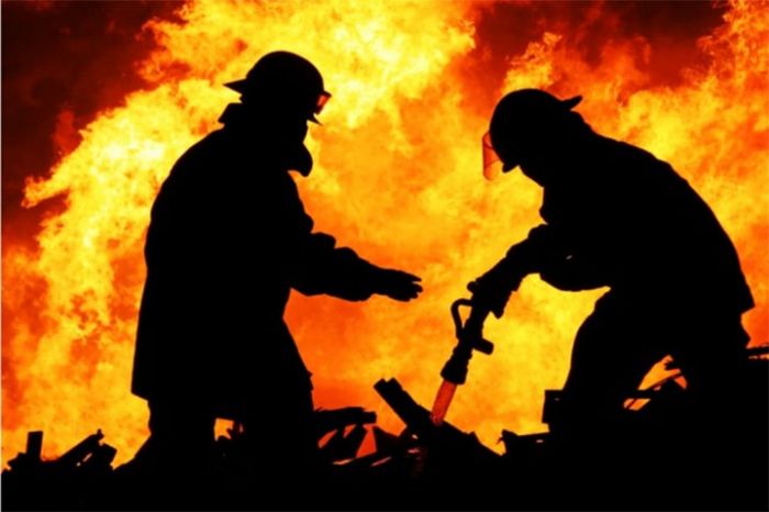 Ilustrasi kebakaran.