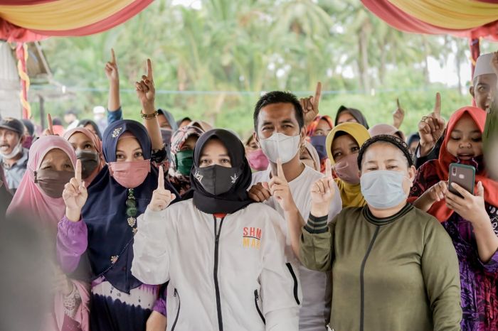 Generasi muda Kabupaten Tanah Bumbu pendukung psangan Syafruddin-Alpiya (SHM-MAR)    
