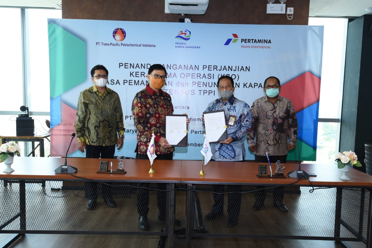 Sinergi Anak Perusahaan, Pertamina Trans Kerja Sama dengan TPPI 