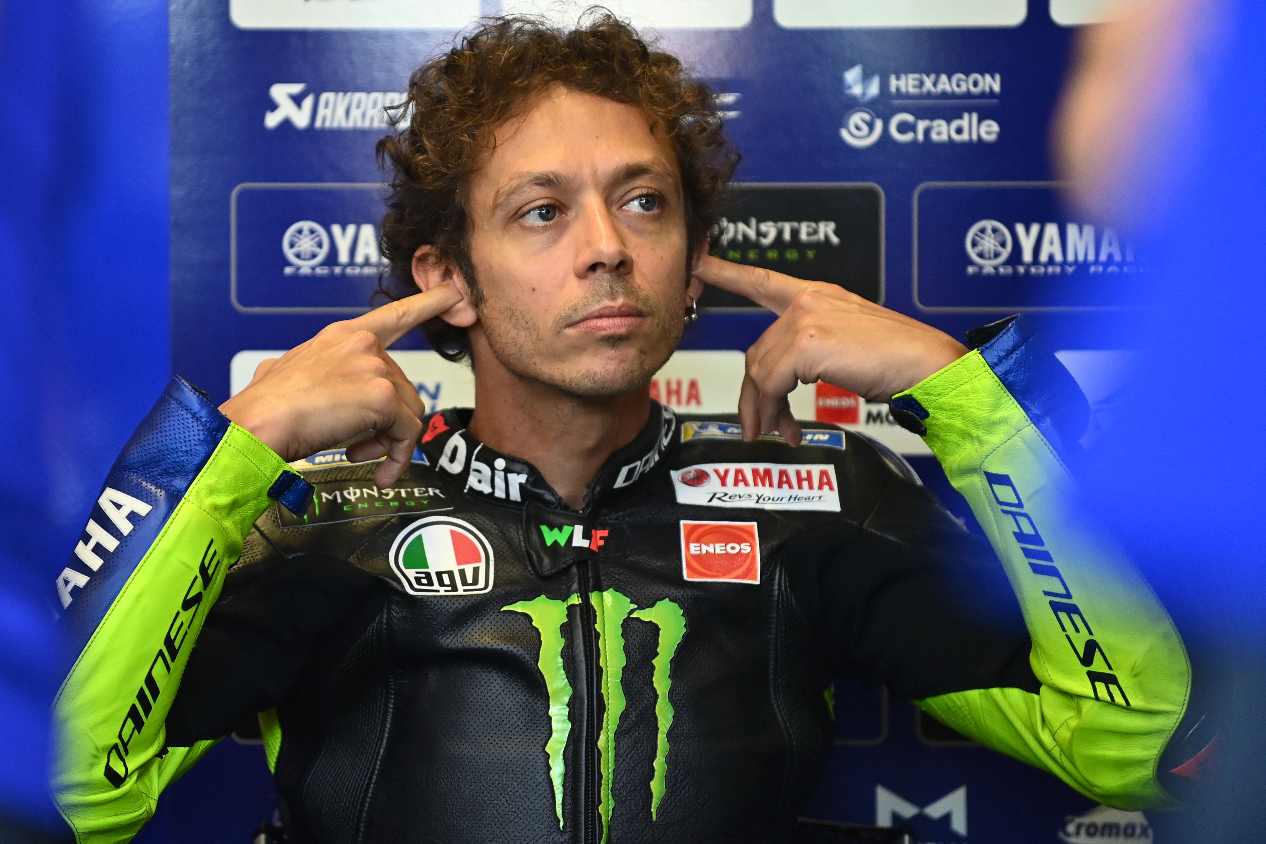 Pembalap Monster Energy Yamaha Valentino Rossi