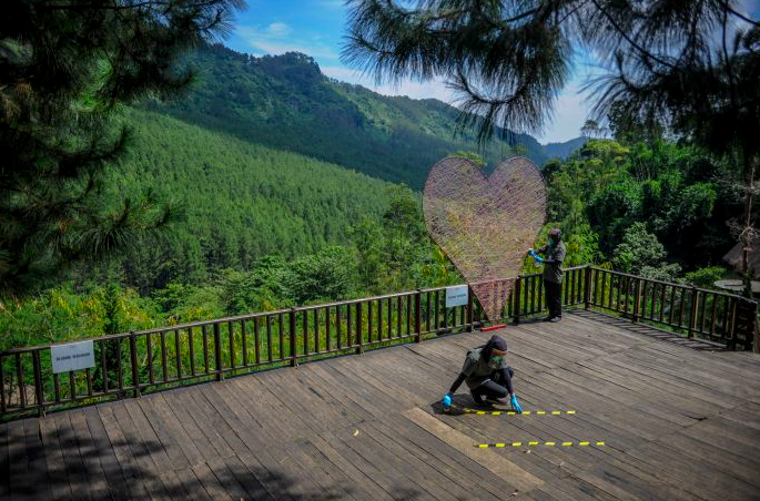 Kawasan Wisata The Lodge, Lembang, Kabupaten Bandung Barat, Jawa Barat.  