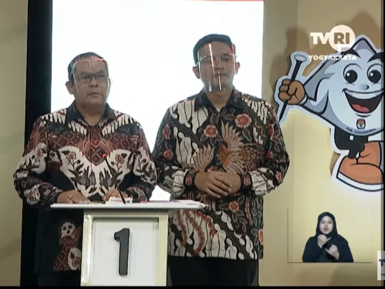 Pasangan Calon (paslon) bupati dan wakil bupati Gunungkidul, Sutrisna Wibawa-Mahmud Ardi Widanta