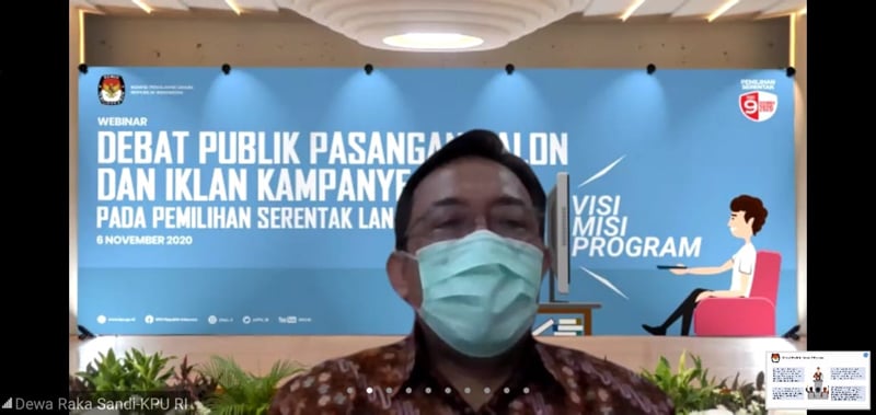 Komisioner KPU RI I Dewa Raka Sandi