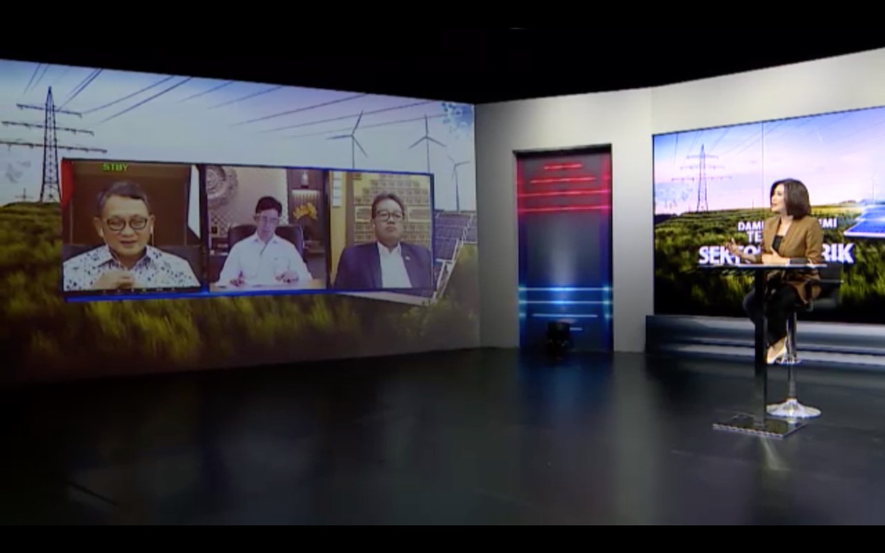  Menteri Energi dan Sumber Daya Mineral (ESDM) Arifin Tasrif dalam program Prime Talk di Metro TV.