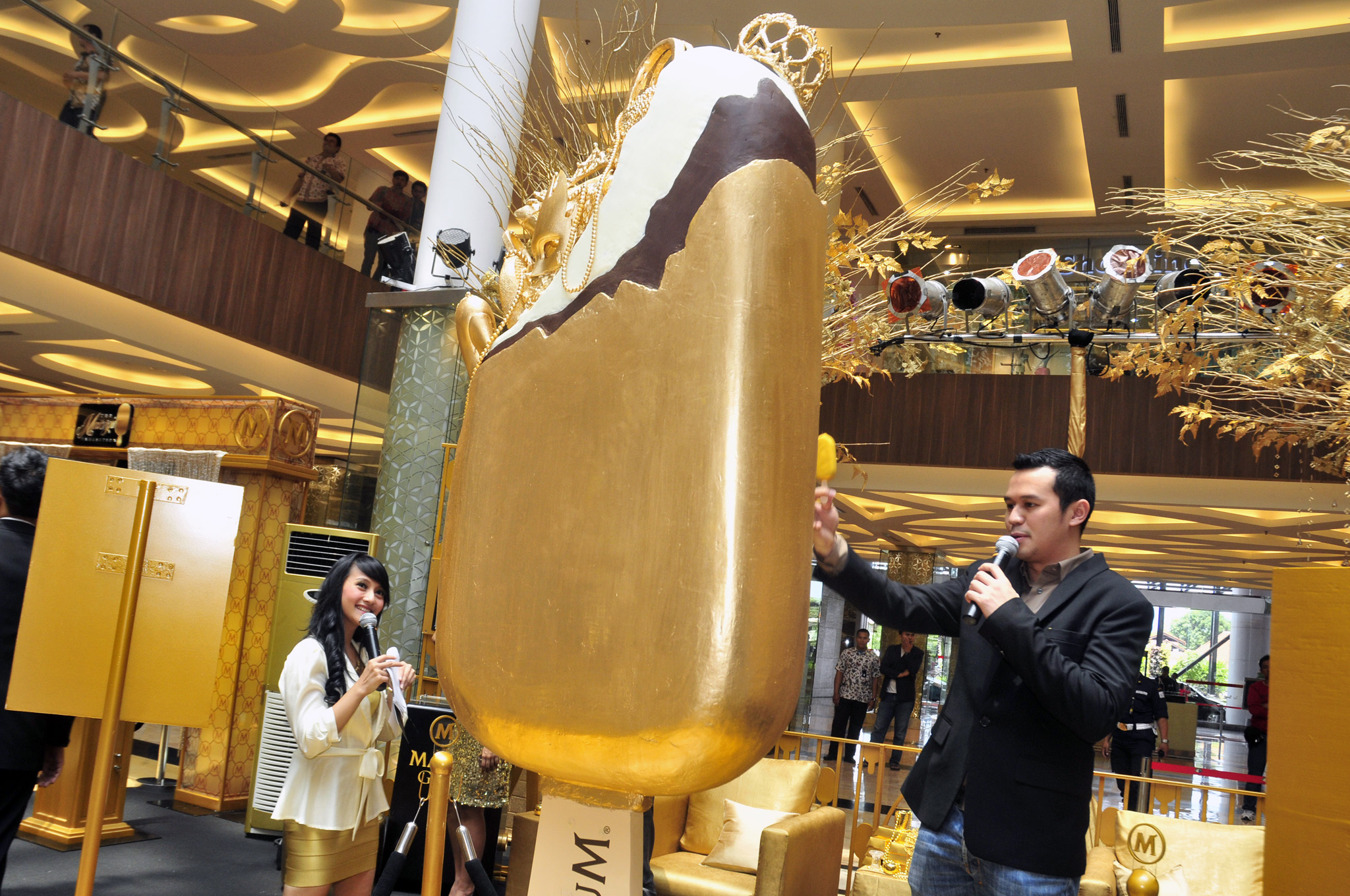 Ilustrasi peluncuran salah satu produk es krim Wall's.